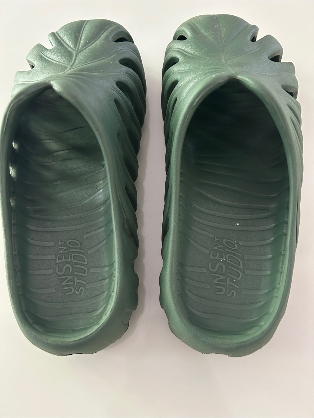 Unsent Studio Monstera Leaf Slip-On Foam Clog - Picture 3 of 6